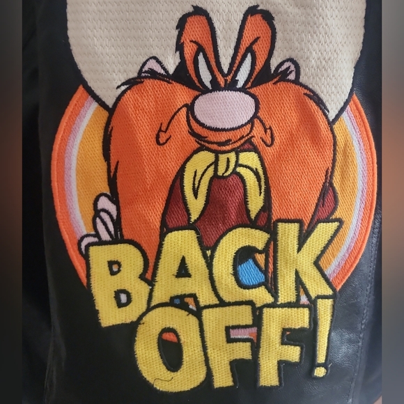 Unique Vintage X Looney Tunes Yosemite Sam Trucker Jacket. Size 3X. NWOT - Picture 11 of 13
